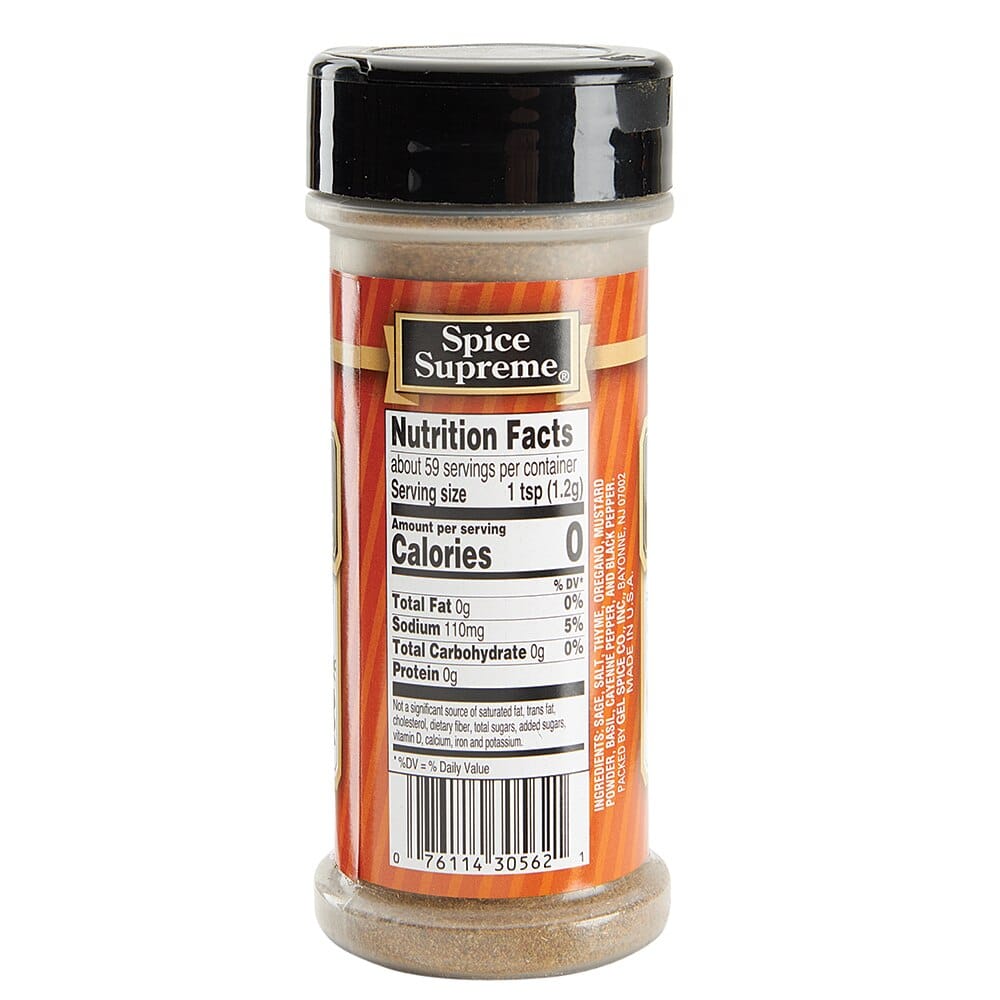 Spice Supreme Poultry Seasoning, 3 oz