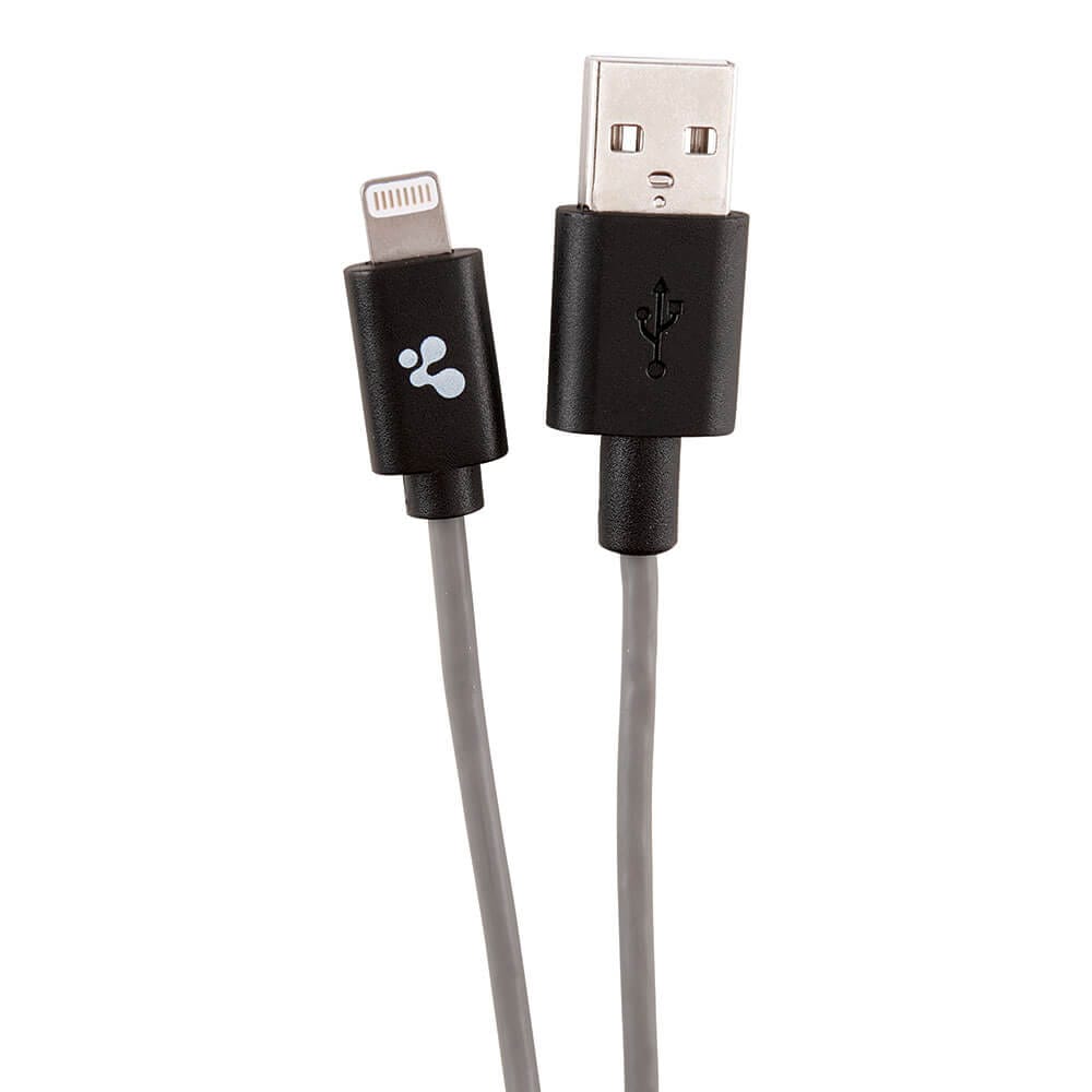 Connect Gray Data Sync Lighting Charging Cable, 3'