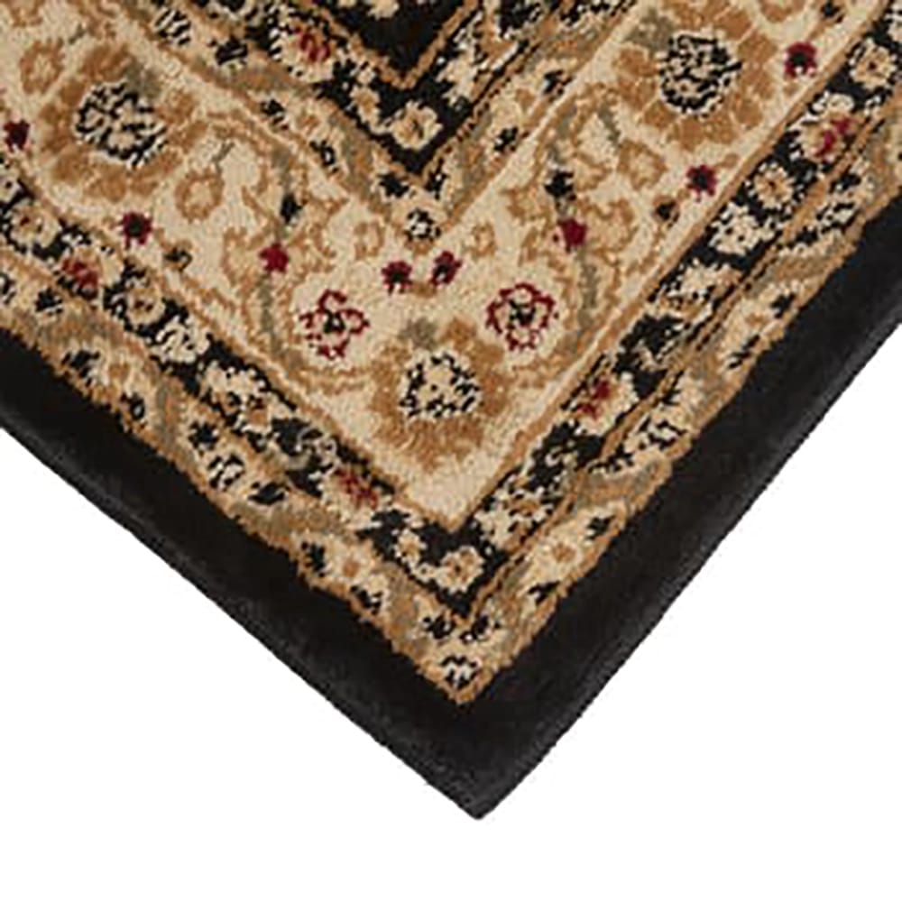 Avalon 26" x 25' Stair Runner, Marash Black