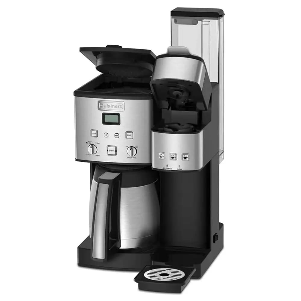 Cuisinart 10-Cup Thermal Coffeemaker and Single-Serve Brewer (Factory Refurbished)