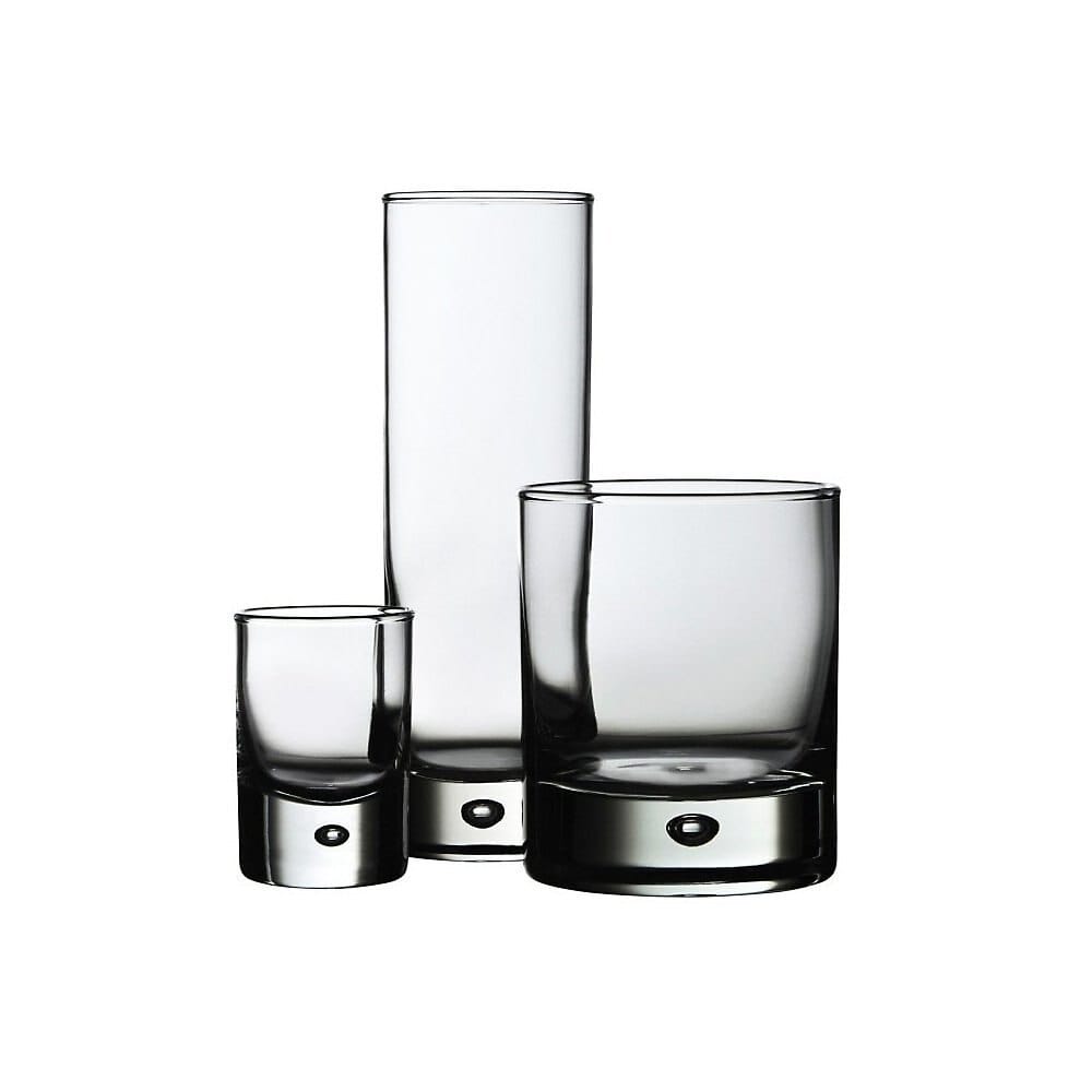 Oneida Anchor Hocking Disco Cooler Glasses, Rim-Tempered, 24-Pack