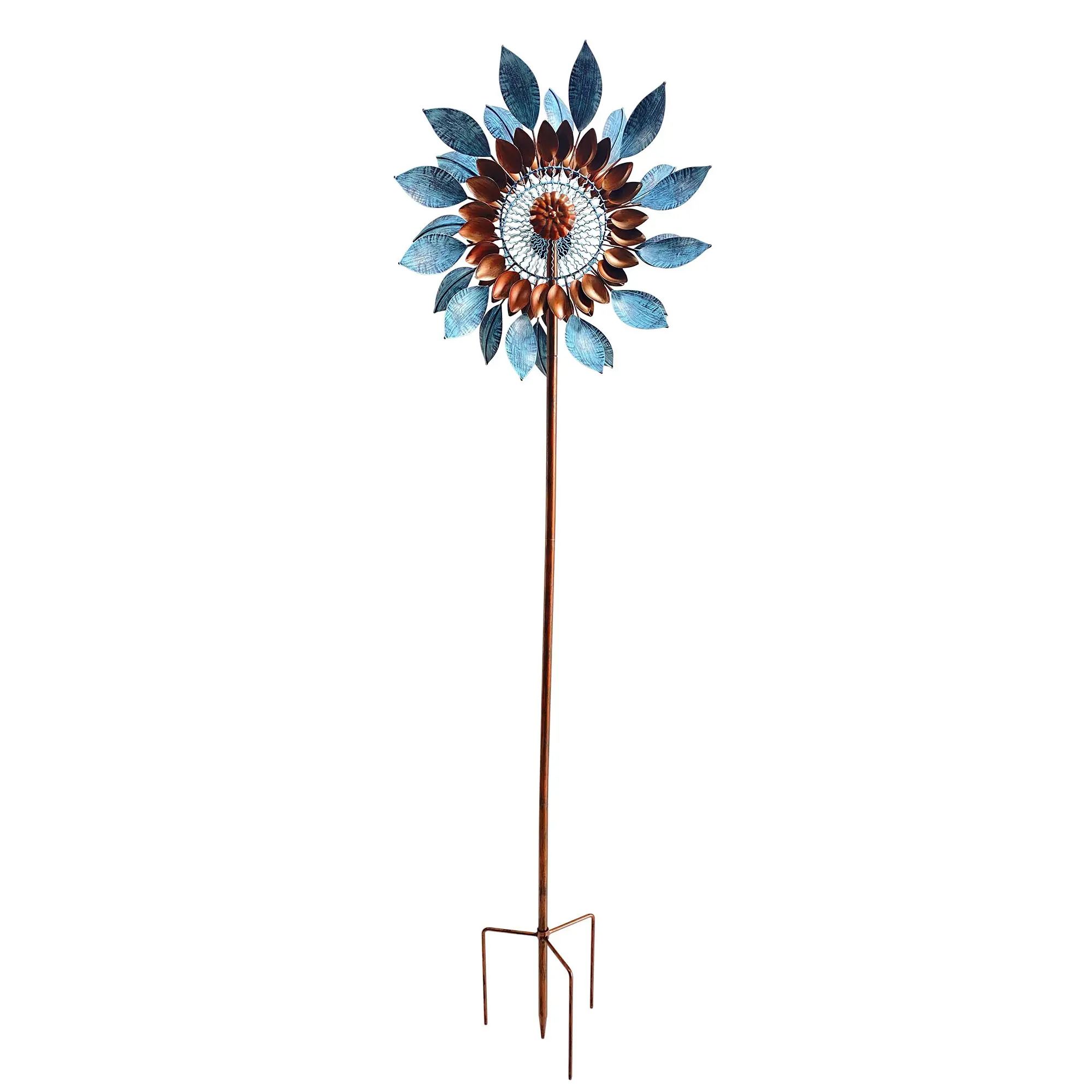 Blue Blossom Wind Spinner