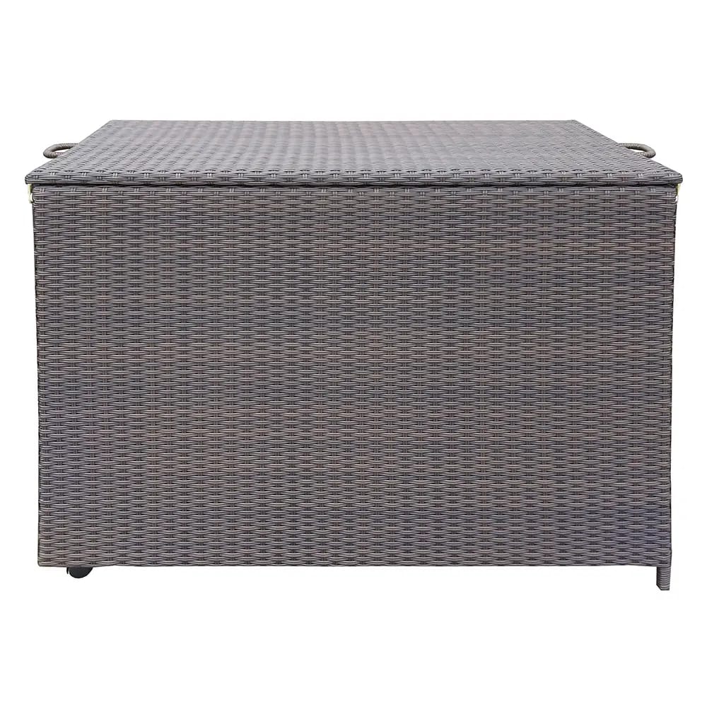Resin Wicker Deck Box, 78 Gal