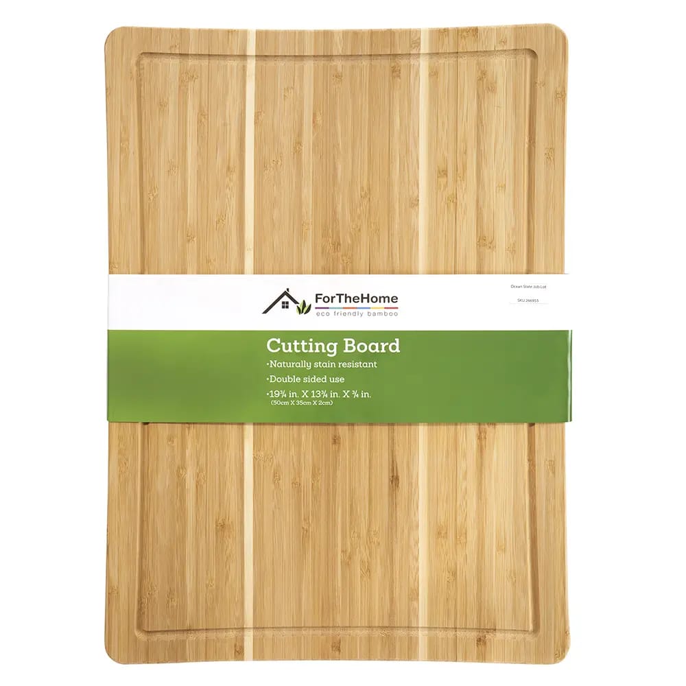 For The Home Eco Friendly Extra Large Bamboo Cutting Board