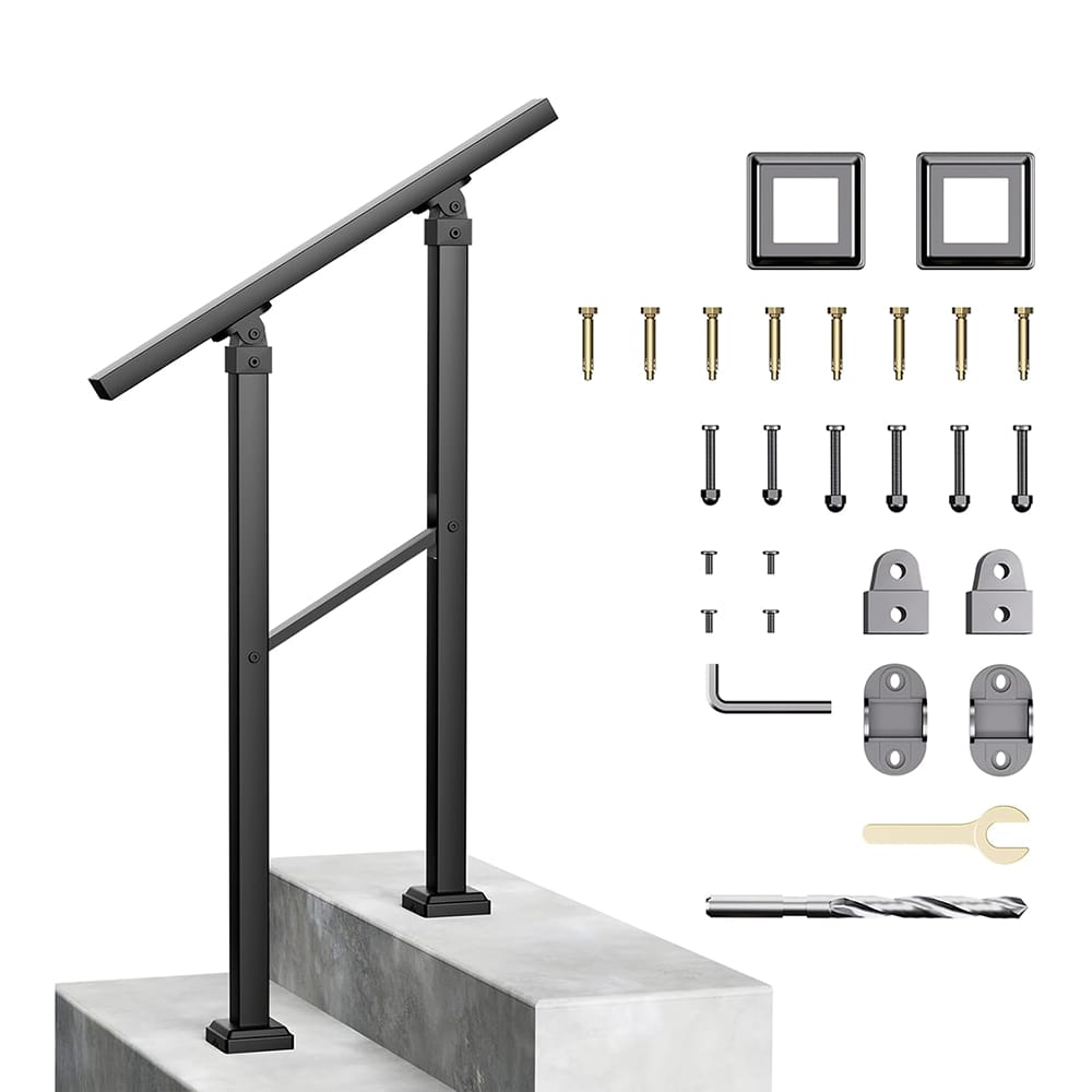 Xesi Strait Shape Step Handrail, 2-Steps
