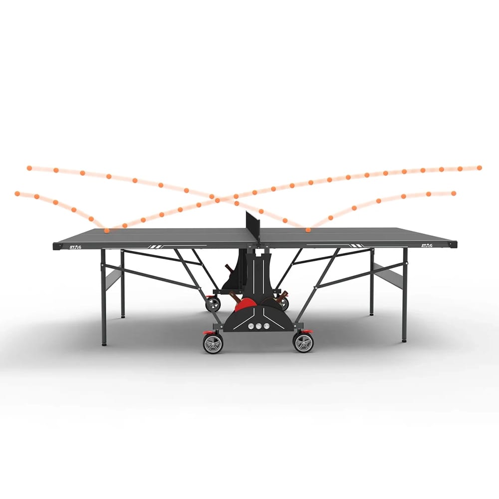 KETTLER Stealth Indoor Table Tennis Table 2-Player Bundle