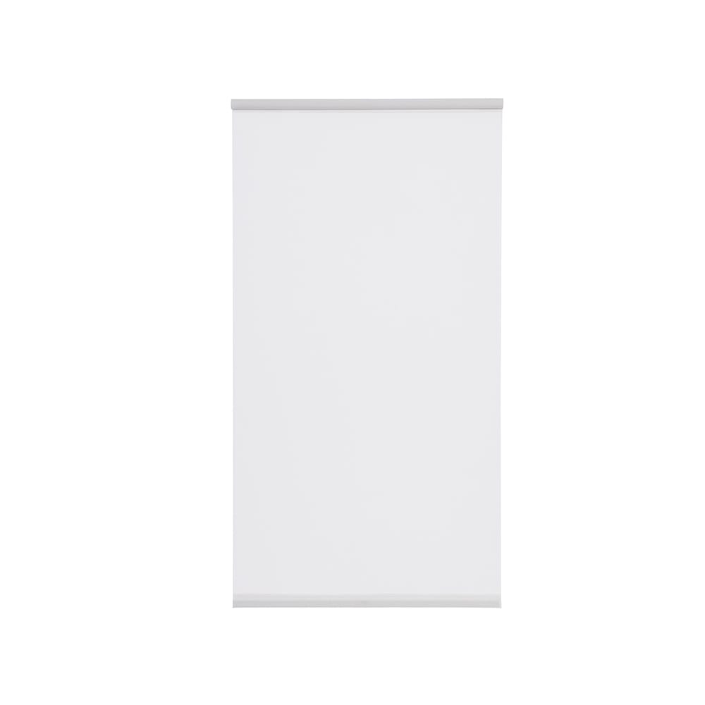 Cordless Solar Screen Roller Shade, White, 56-63.75" x 64"