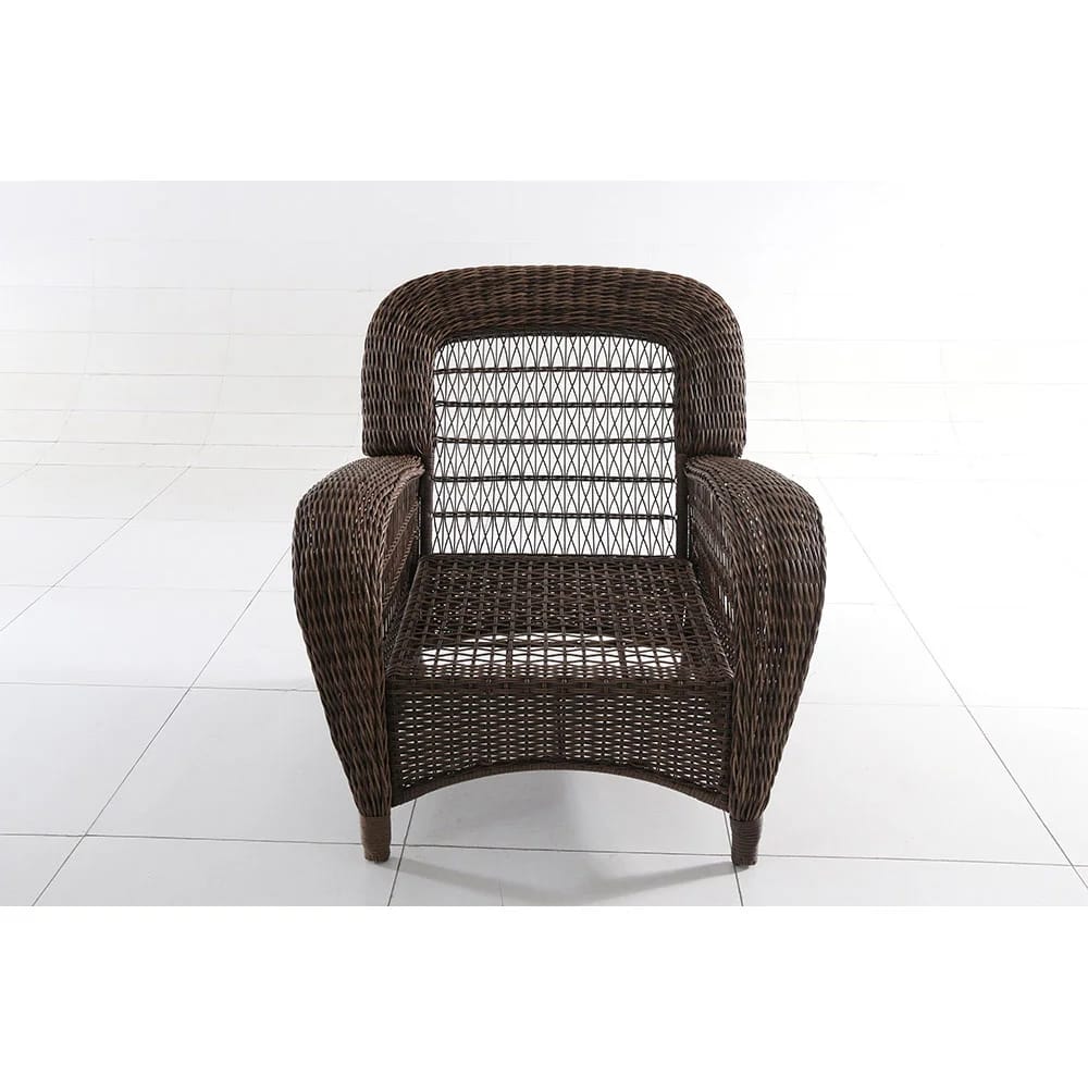 Hampton Bay Beacon Park Outdoor Patio Chair, Brown