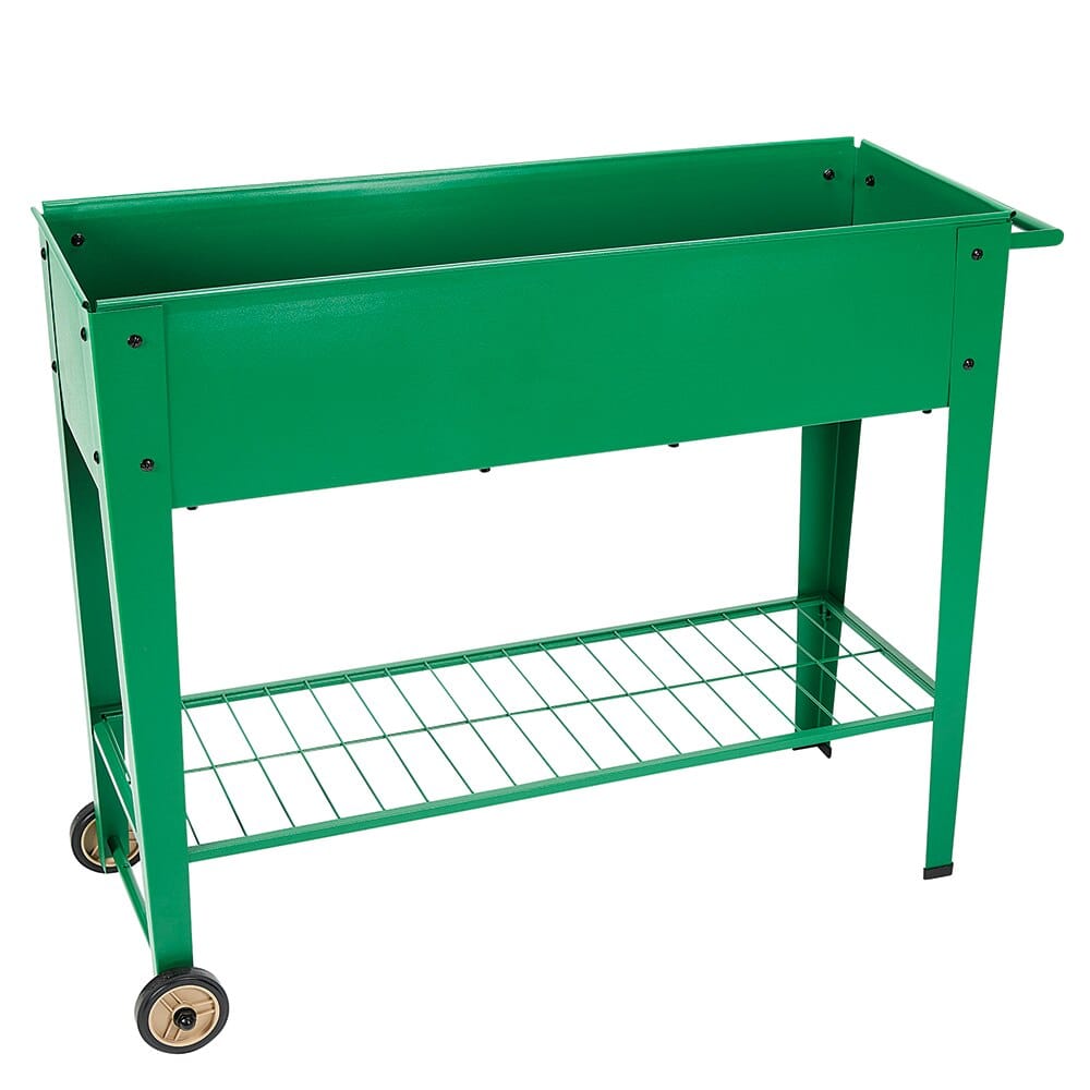 Tiller & Rowe Raised Garden Planter Cart with Wheels