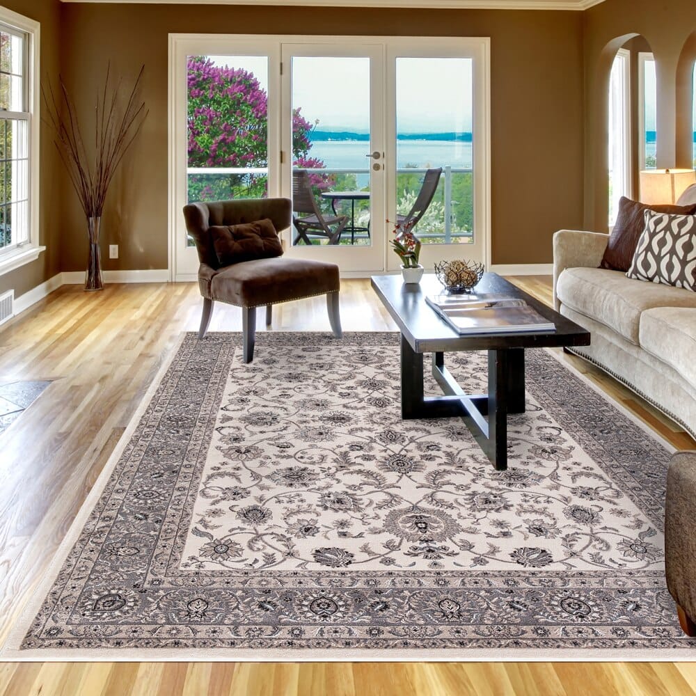 Bellevue Area Rug, 7'10" x 10'10", Bergama Ivory