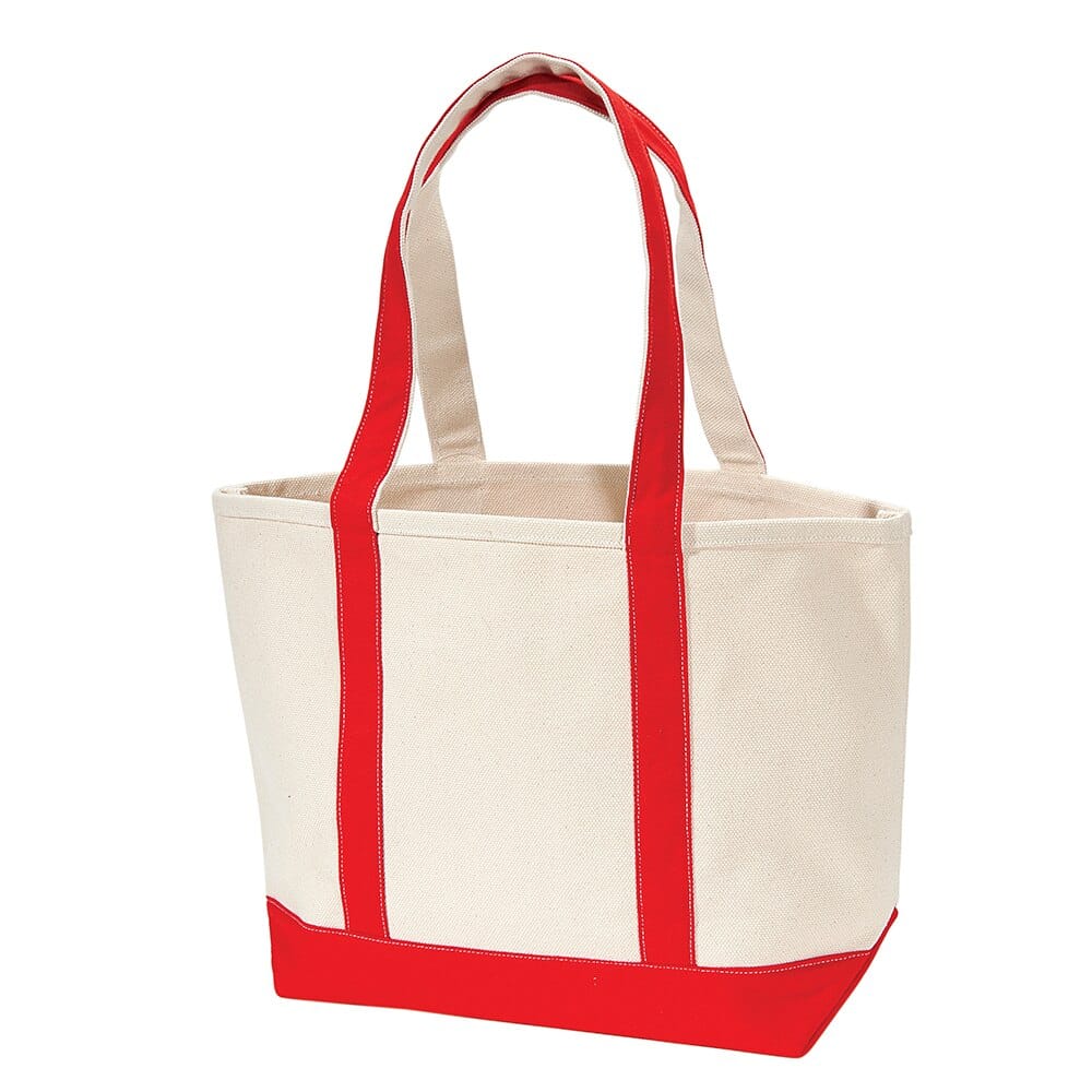 Heavy-Duty Canvas Tote, 12" x 19" x 6"