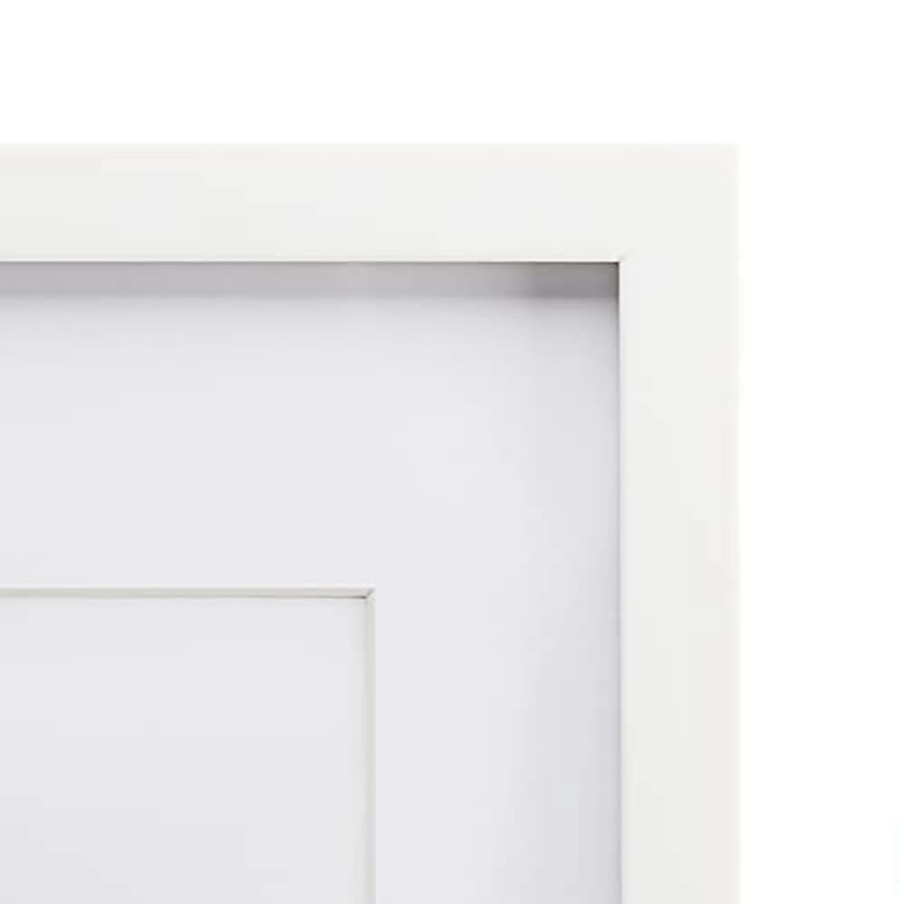 Photo Picture Frame, White, Pack of 2