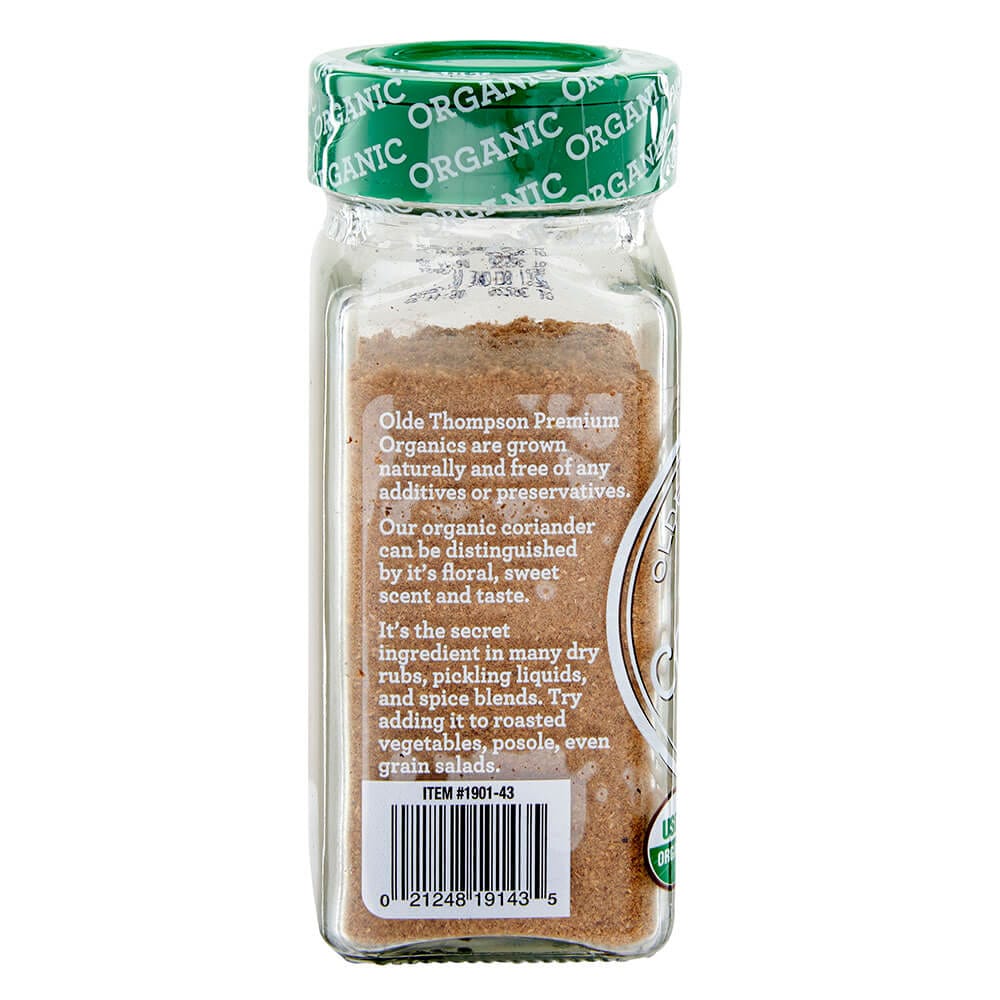 Olde Thompson Organic Ground Coriander, 1.5 oz