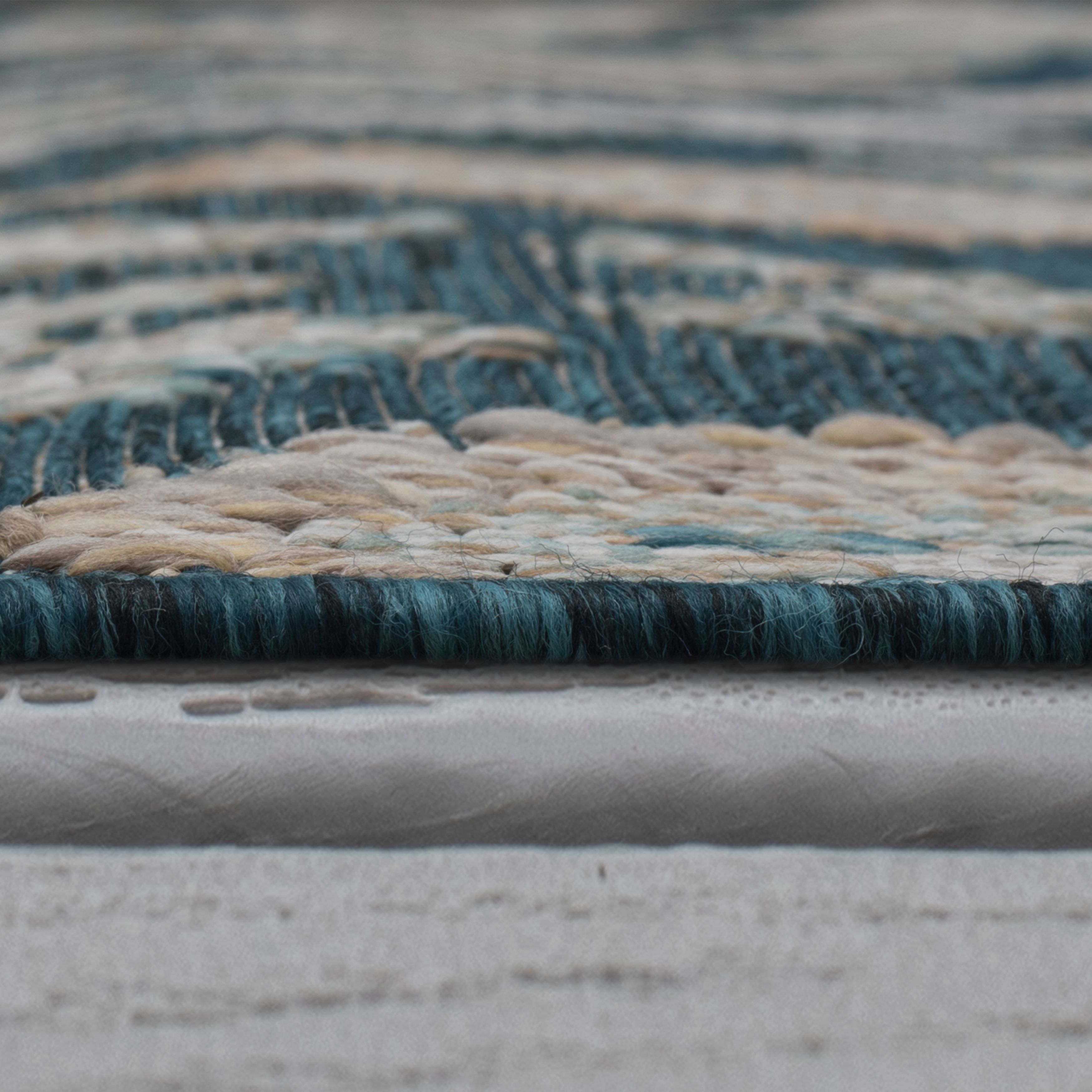 Mohawk Brookwood Outdoor/Indoor Area Rug, Blue Diamonds, 7'10" x 10'