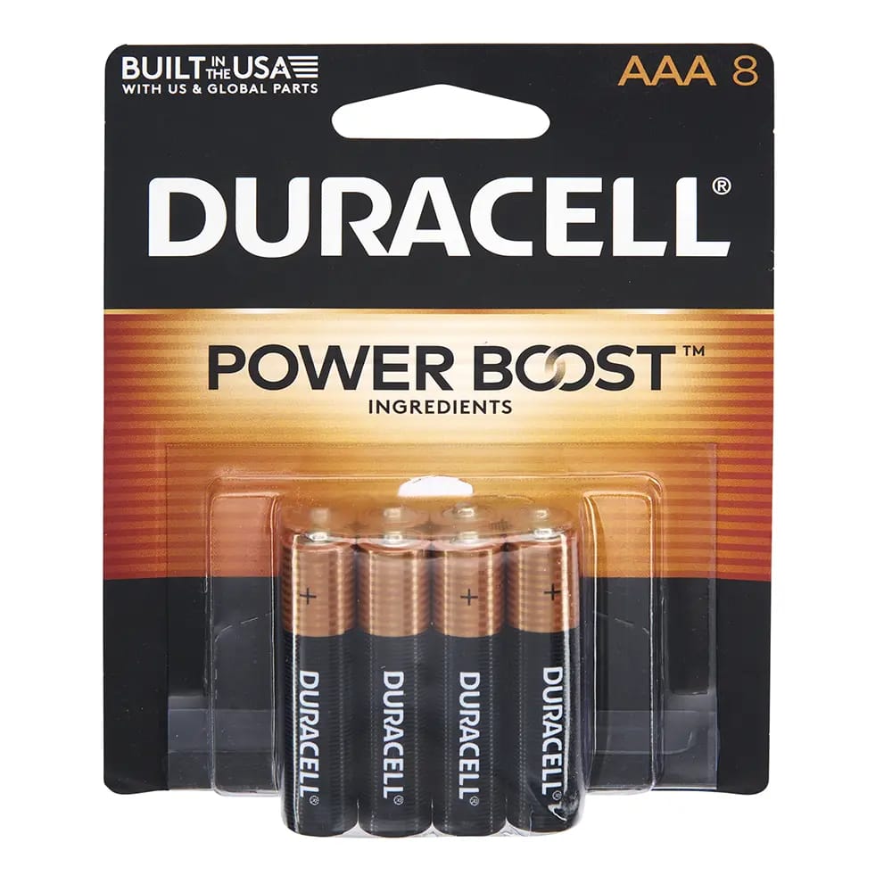 Duracell AAA Alkaline Batteries, 8pk