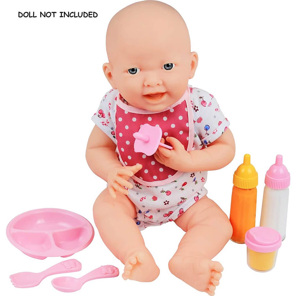 Click N' Play Baby Doll Feeding Set with Accessories