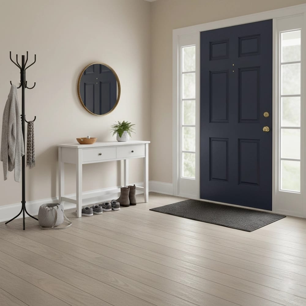 AquaSeal 7mm Patagonia Vista Distressed Water-Resistant Strand Engineered Bamboo Flooring, Gray, 22.5 sq. ft. ($4.44/ sq. ft.)