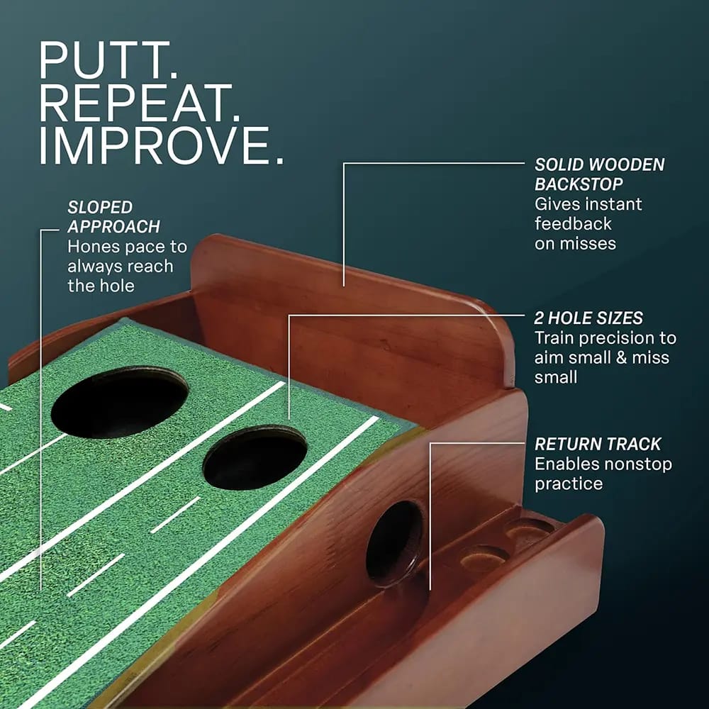 Perfect Practice XL Indoor Golf Putting Mat, 15' x 6"