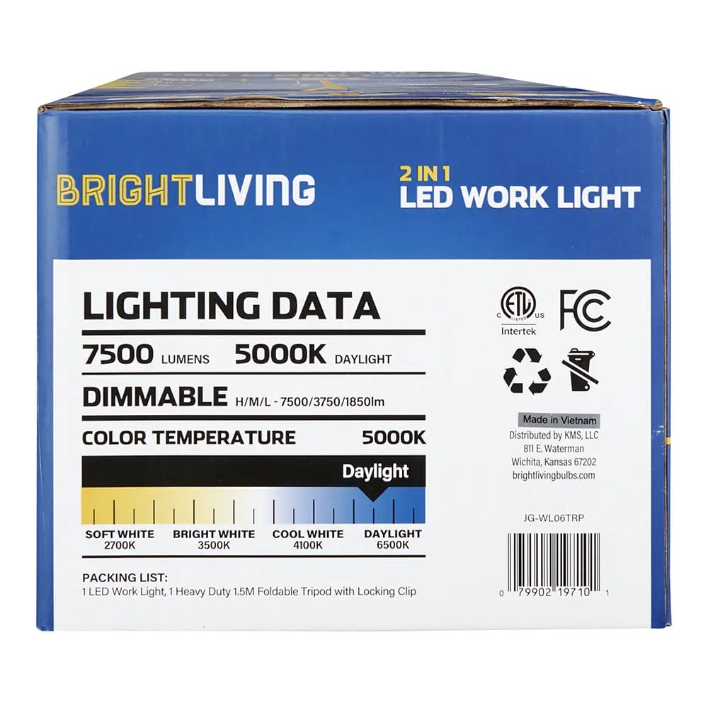 Bright Living 2-in-1 LED Work Light