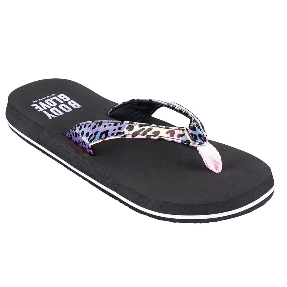 Body Glove Women's Aurora Leopard Print Thong Flip Flop Sandals