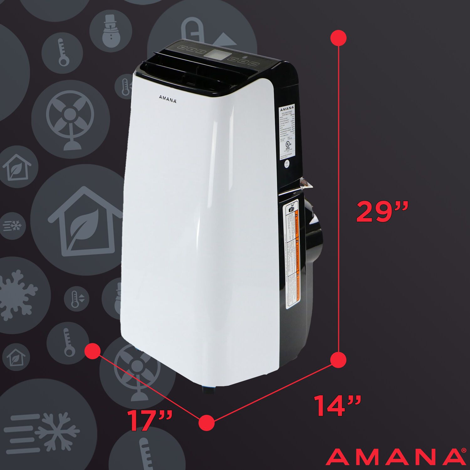 Amana Portable Air Conditioner, 10,000 BTU