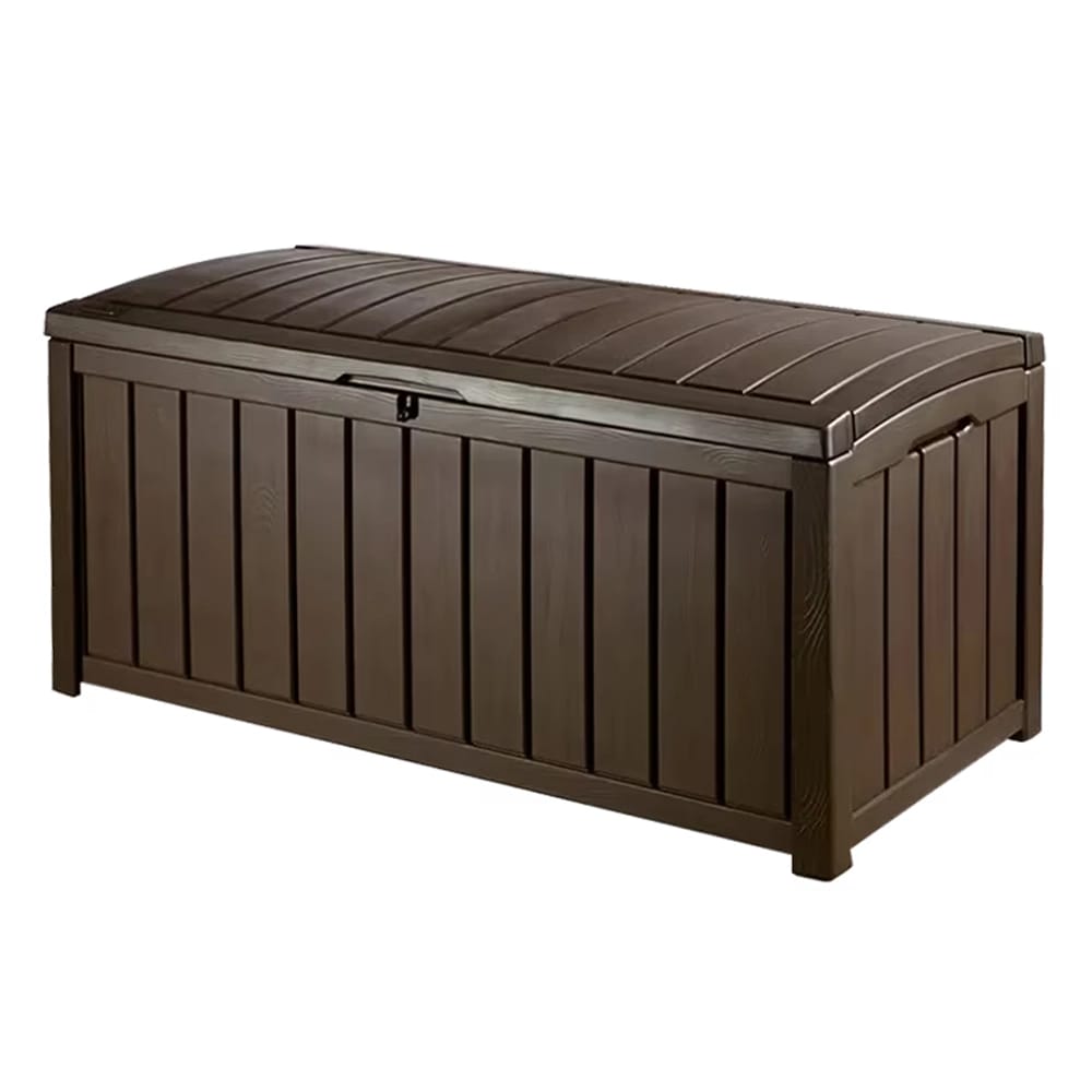 Keter 101 Gallon Glenwood Deck Box, Brown