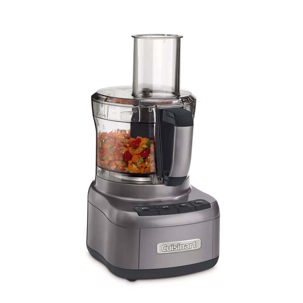 Cuisinart Elemental 8-Cup Food Processor, Gunmetal (Factory Refurbished)