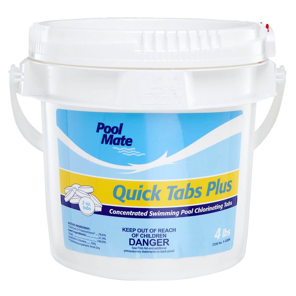 Pool Mate Quick Tabs Plus, 4 lbs