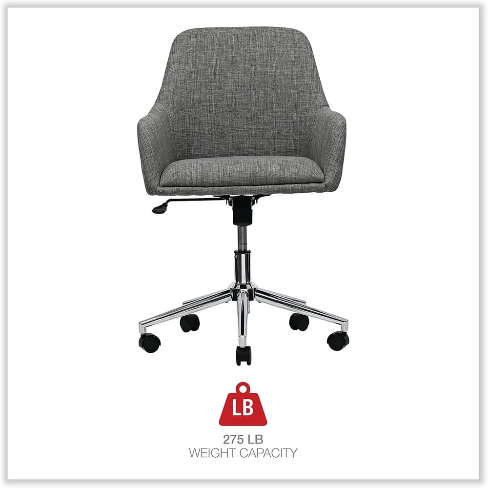 Alera Mid-Century Task Chair, Gray