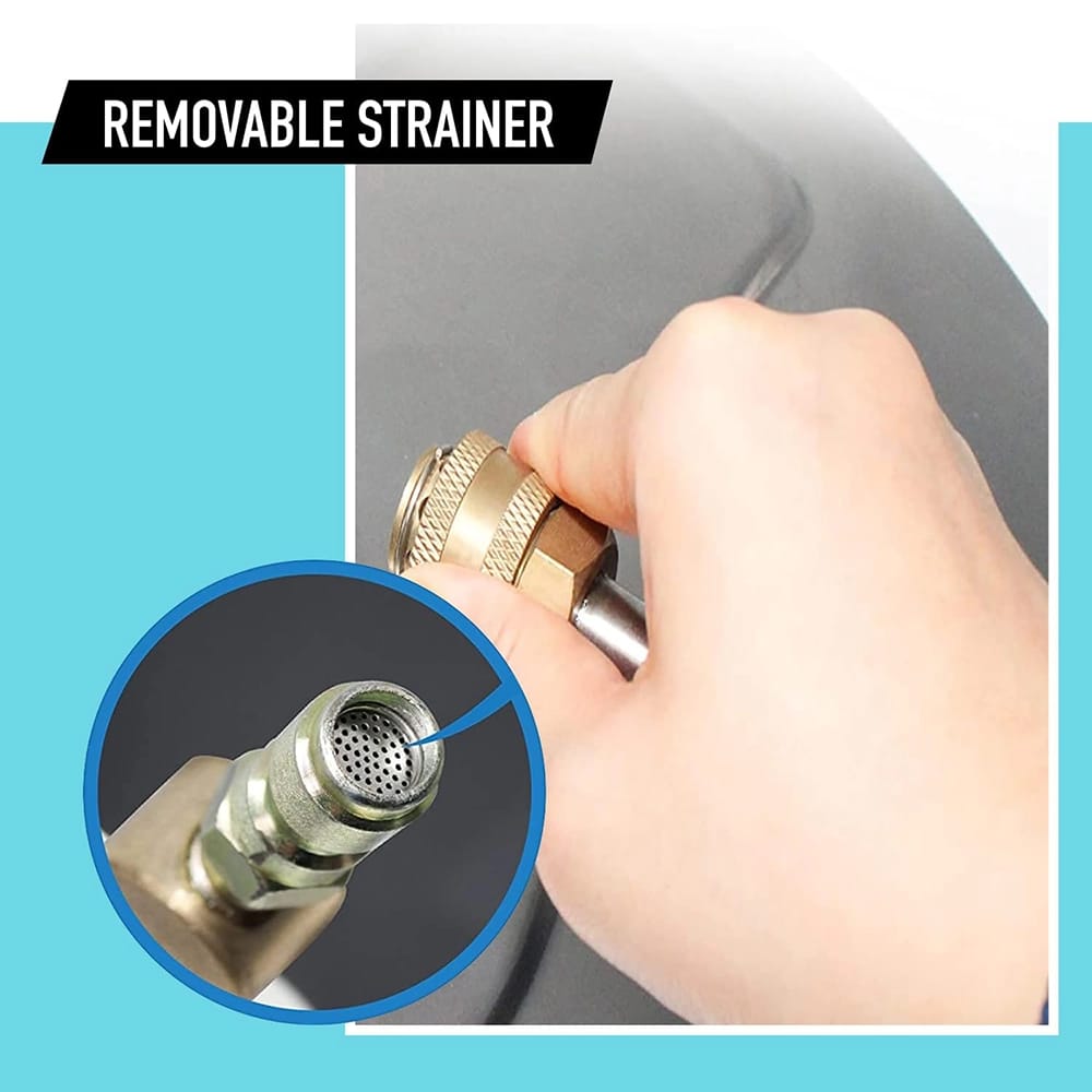 Edou 15" Pressure Washer with Wheels, Black