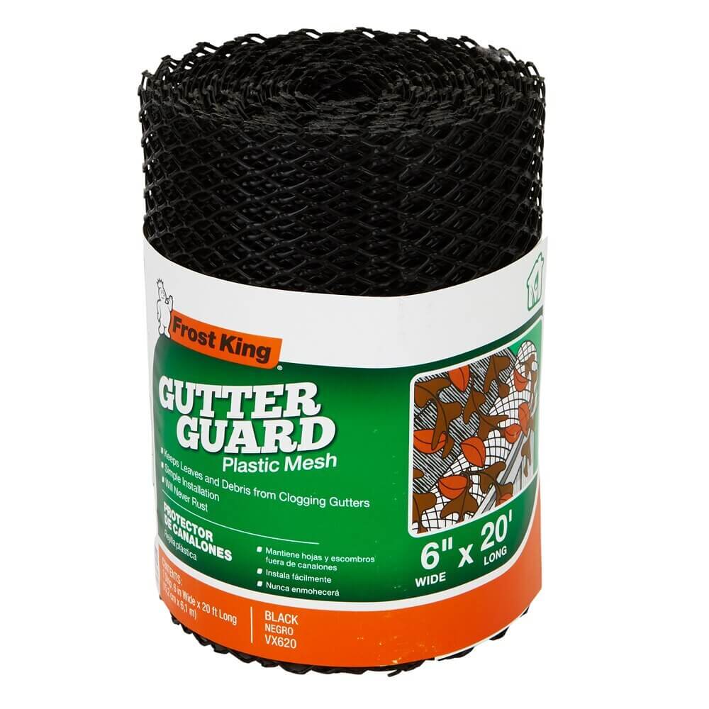 Frost King Plastic Mesh Gutter Guard, 6" x 20'