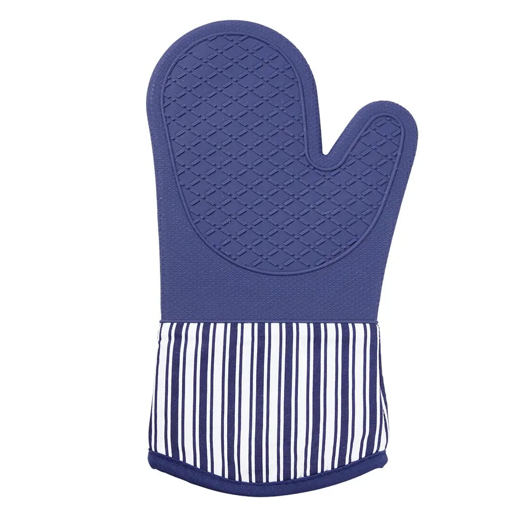 Silicone & Cotton Oven Mitt, 13"