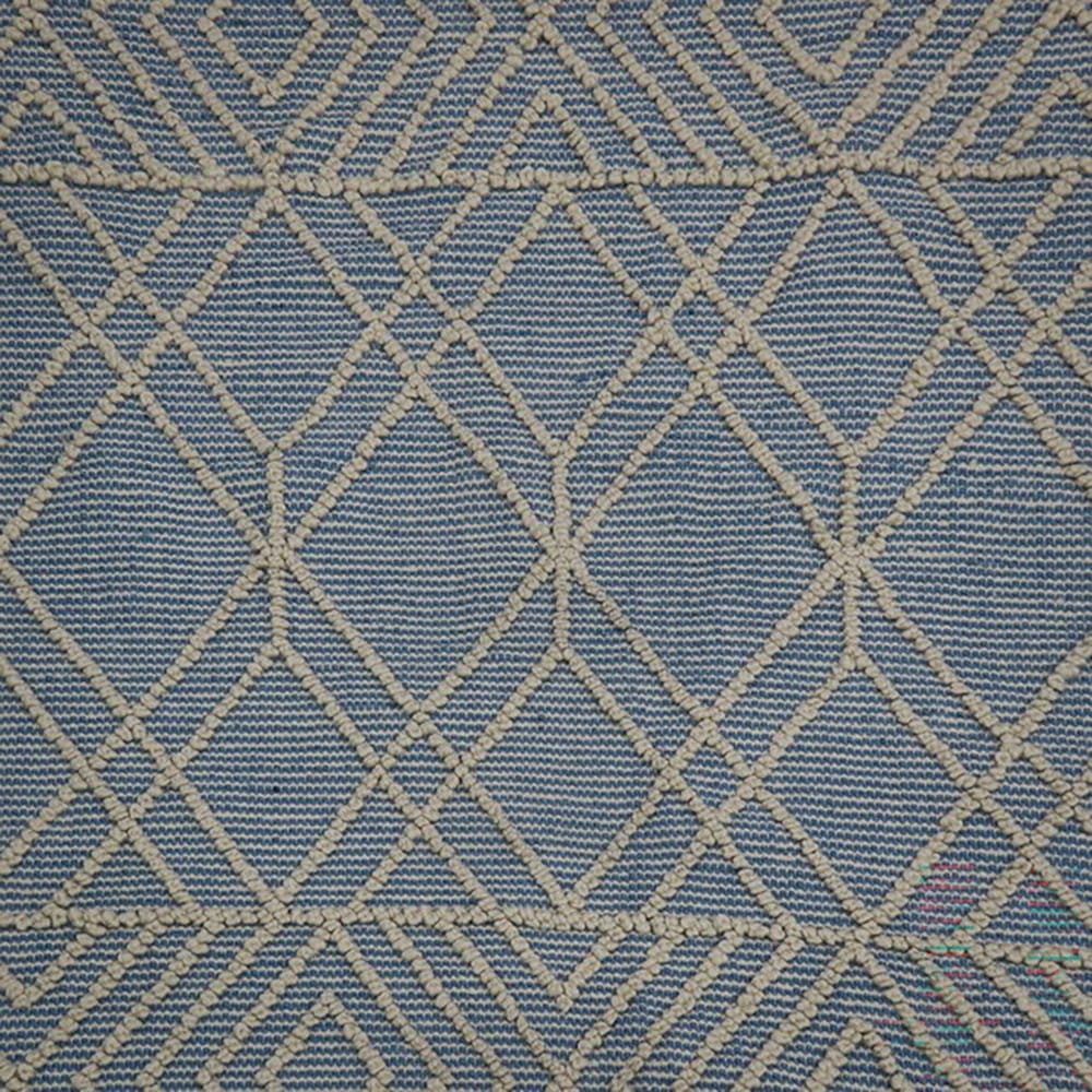 Hand Woven Polyester Indoor/Outdoor Rug, Cloud, 4' x 6'