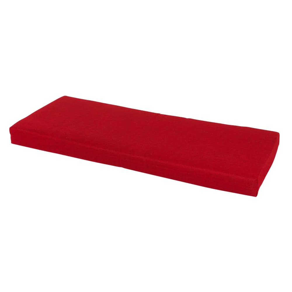 Outdoor Bench Cushion, Red