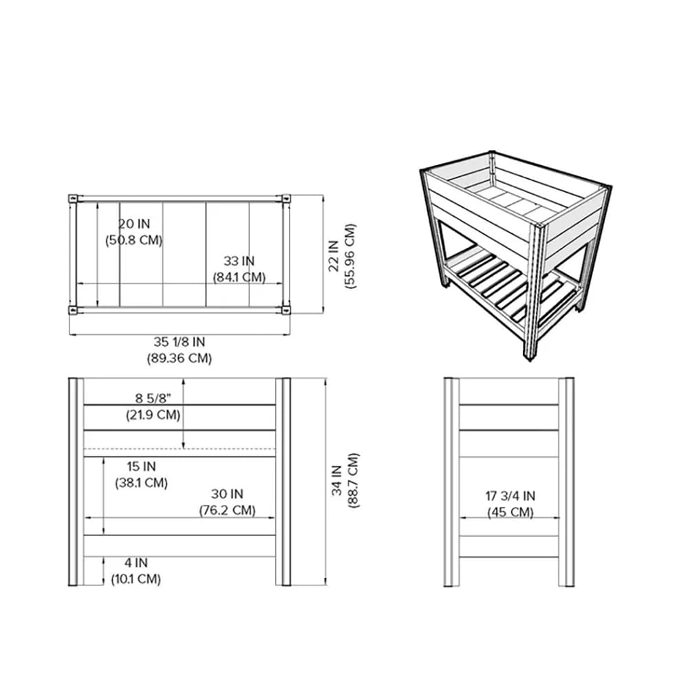 Vita Urbana Herb Farm, Slate Gray