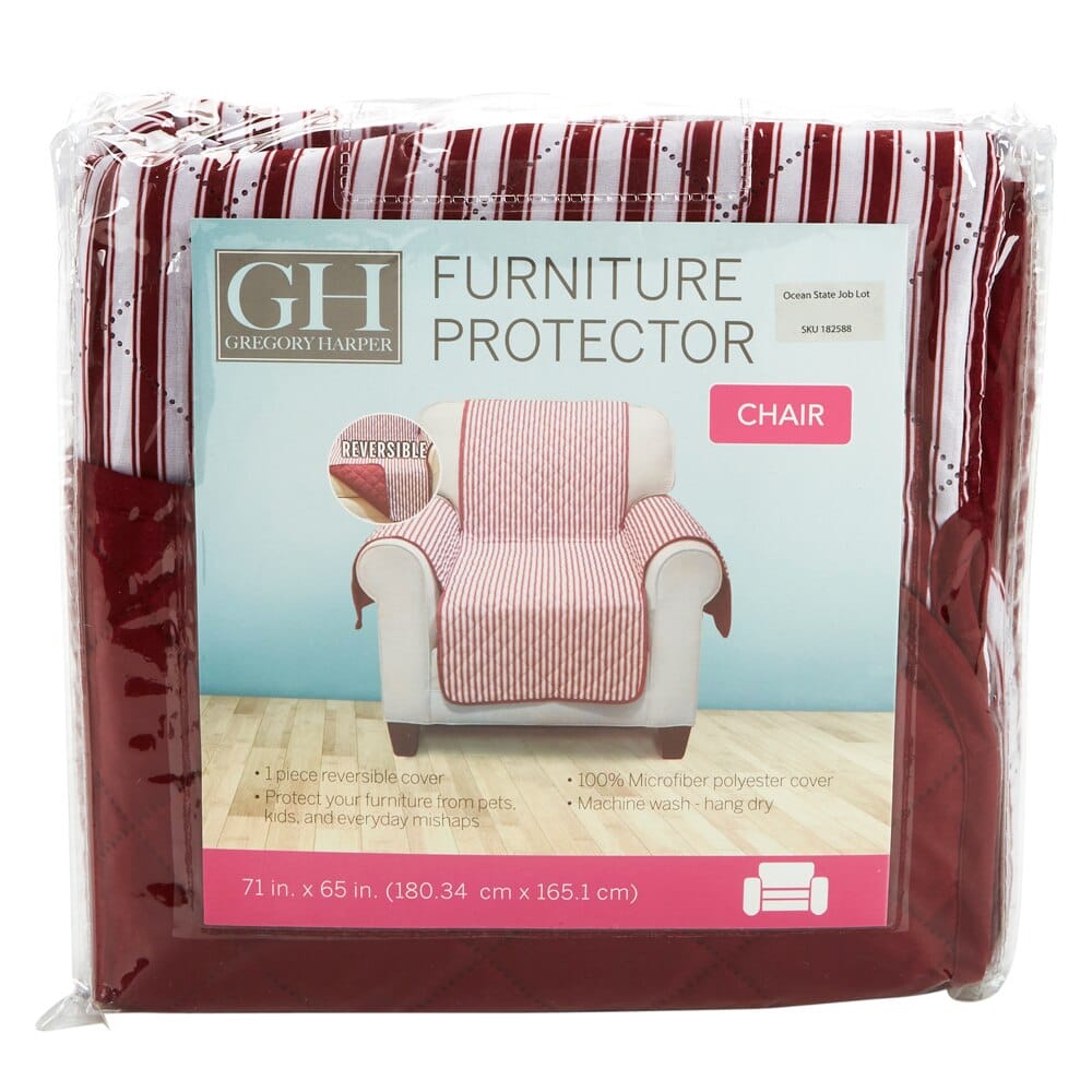 Gregory Harper Reversible Printed Chair Protector, 71" x 65"