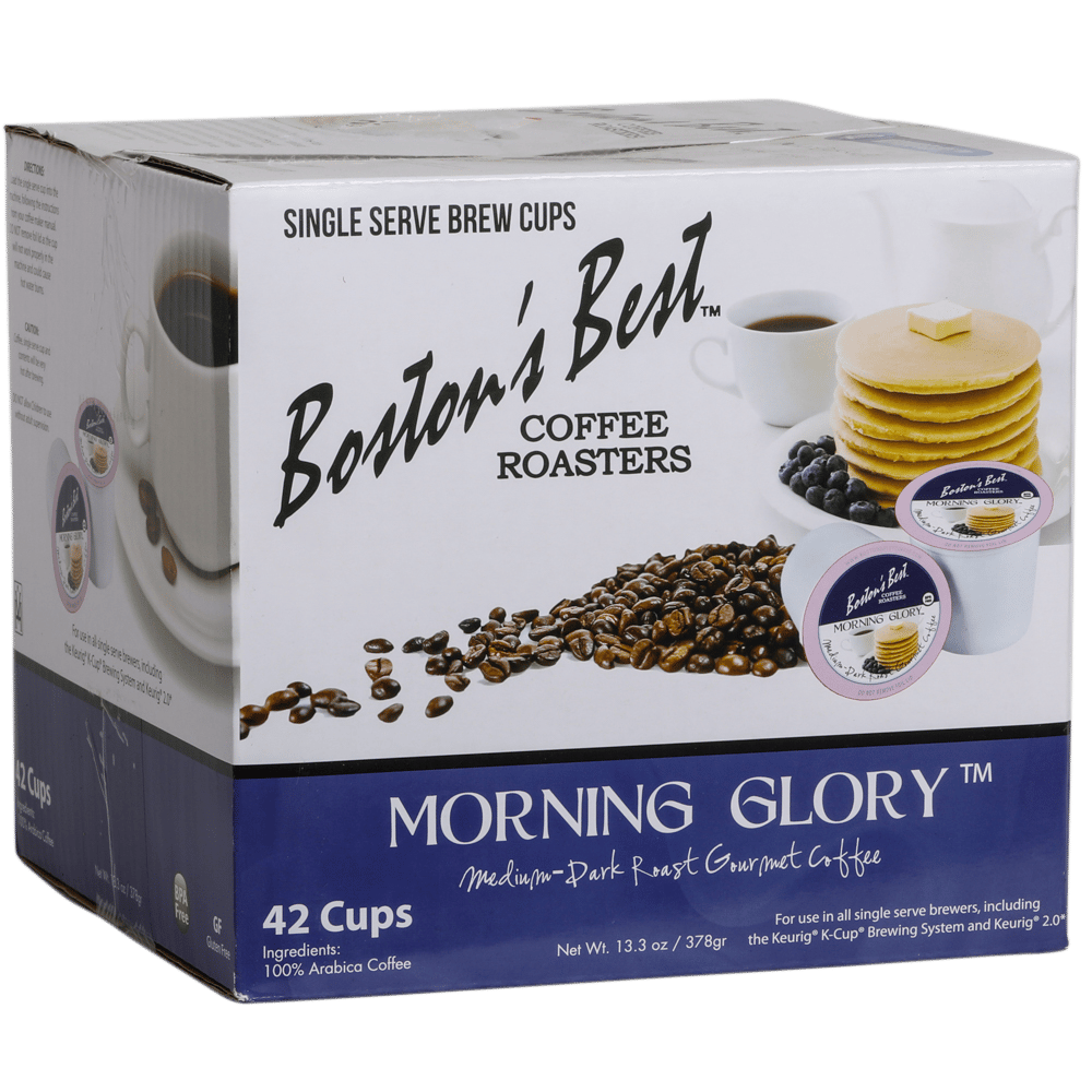 Boston's Best Morning Glory Gourmet Coffee Cups, 42 Count
