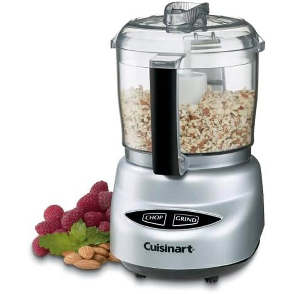 Cuisinart Mini-Prep 4-Cup Food Processor, Brushed Chrome (Factory Refurbished)