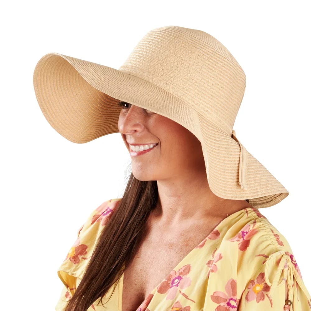 Extra-Wide Brim Straw Sun Hat