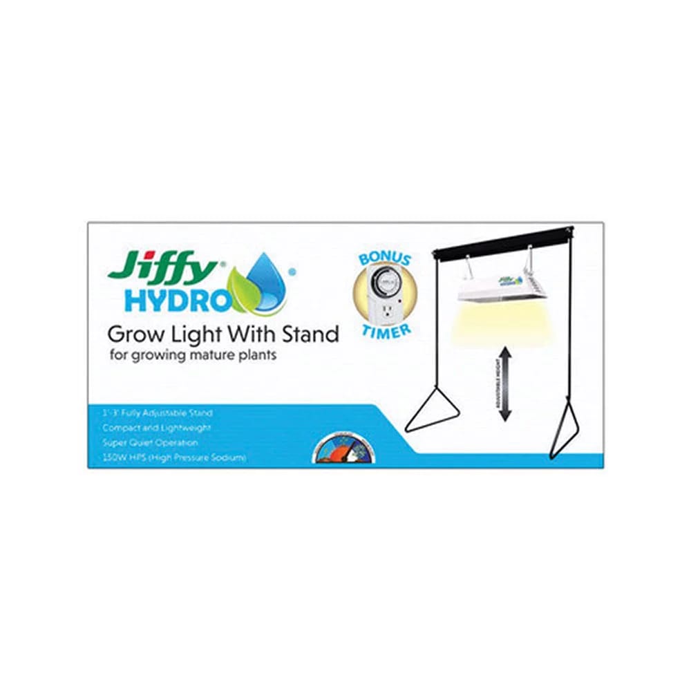 Jiffy Hydro Grow Light With Stand and Bonus Timer