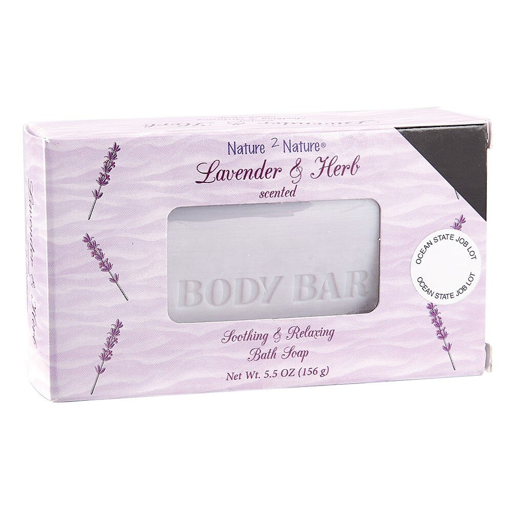 Nature 2 Nature Lavender & Herb Bath Soap, 5.5 oz