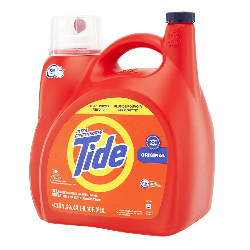 Tide Ultra Concentrated Original Laundry Detergent, 163 oz