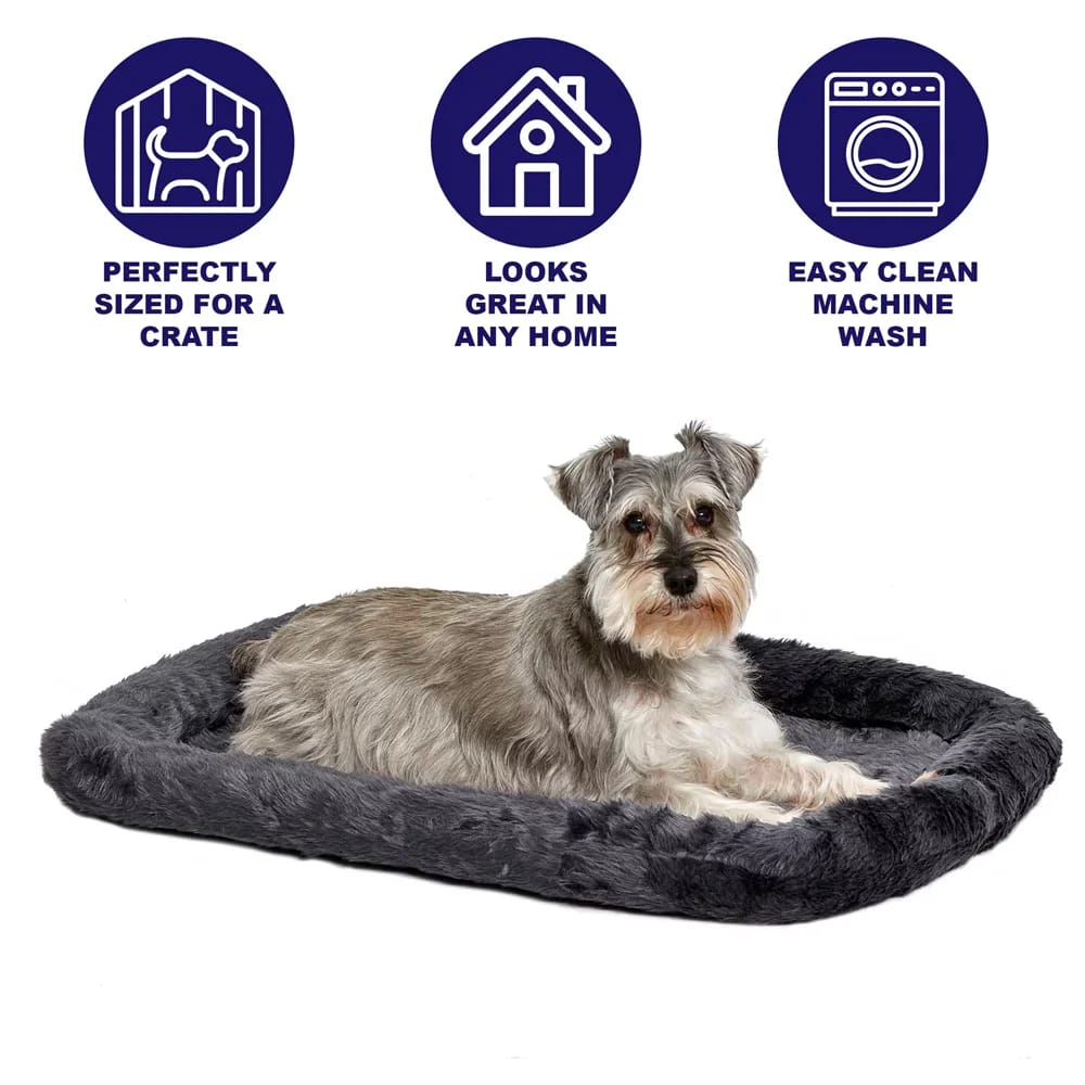 Midwest Pet Products Medium Dog Bed, Gray