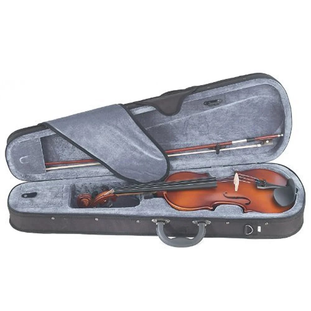 Mendini 15" Solid Wood Viola, Satin Antique