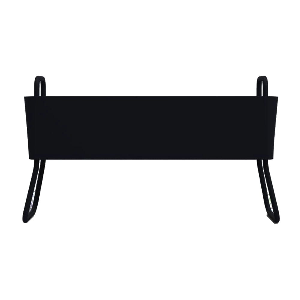 Seaside Casual Aluminum Mini Planter, Charbon