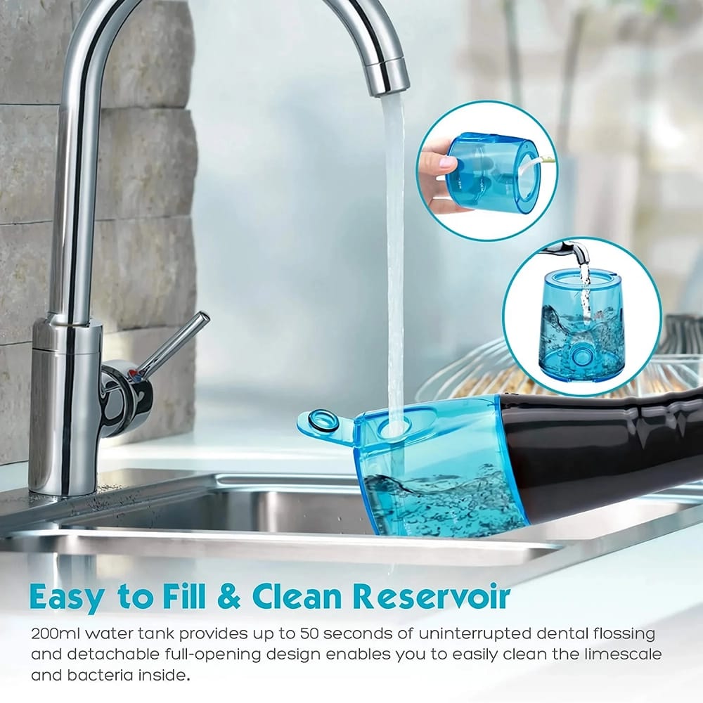 MOSPRO Electric Water Flosser, Black