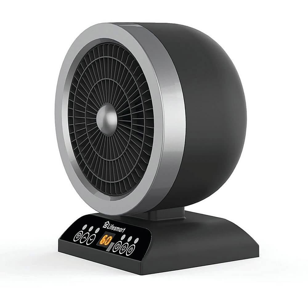 Lifesmart Electric Space Heater, Black
