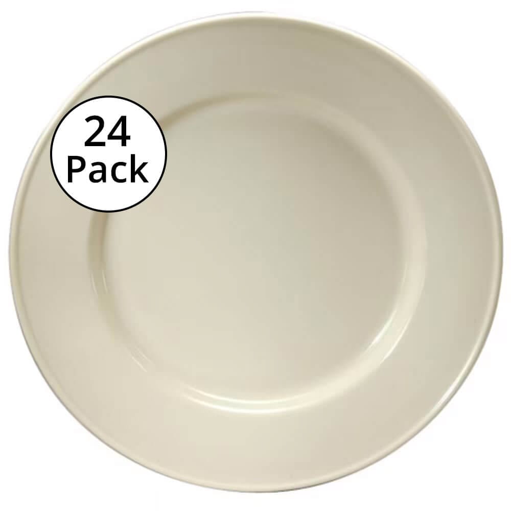Oneida Classic Round Plates, 24-Pack