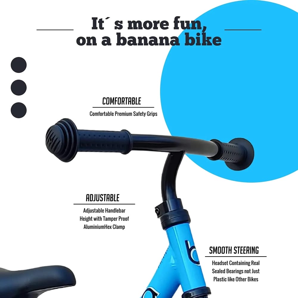 Banana Bike GT Balance Bike, Blue
