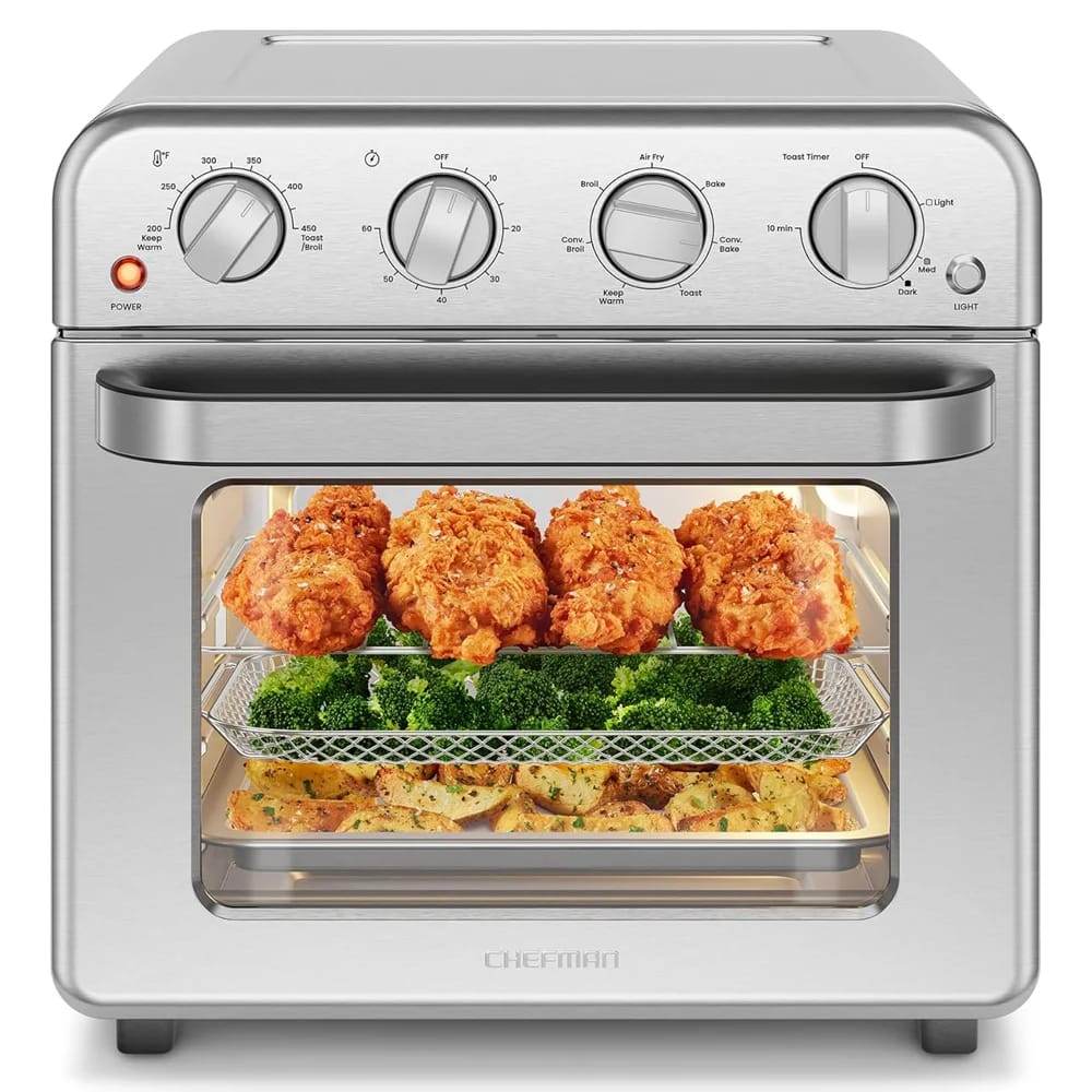 Chefman Air Fryer Toaster Oven Combo, 19 Qt